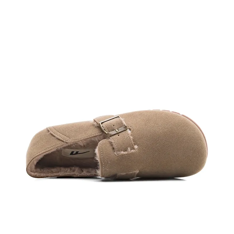 Warrior Casual Athletic Shoes Wear-Resistant Lightweight Height Increasing Low-Top Insulated Shoe Women's Khaki-3