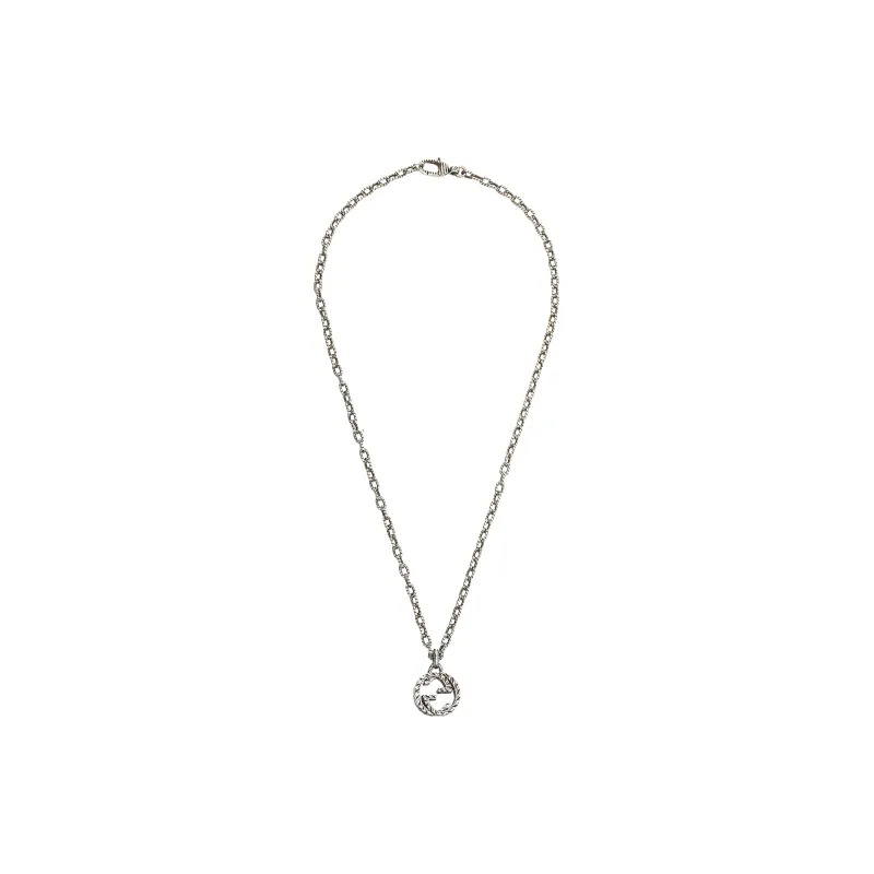 GUCCI Double G Necklace Collection 925 Silver Necklace-2