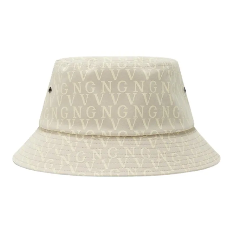 NAVIGARE Polyester Bucket Hats Unisex Bleach/Medium Khaki/Black-3