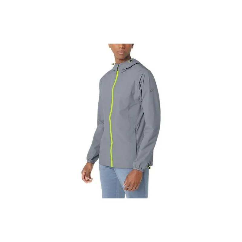 Asics Waterproof Jacket Jackets Coats Men's Slate Stone Color-2