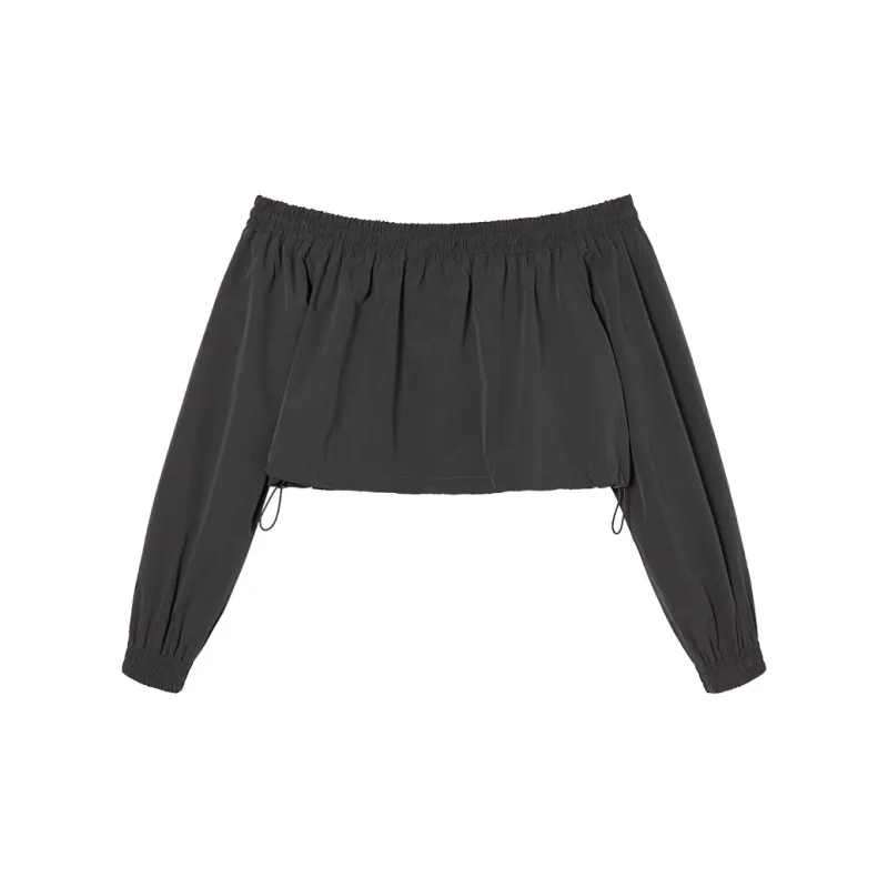 EPTISON WOMAN Cropped Coats Women's Smoke Gray-1