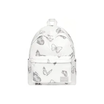 MR.ACE HOMME Fabric Practical Large Capacity Laptop Bag Backpack For Men Regular Women's White
