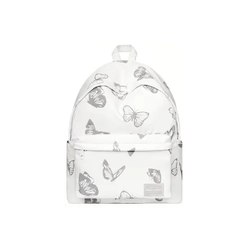 MR.ACE HOMME Fabric Large Capacity Laptop Bag Backpack For Men Regular Women's White