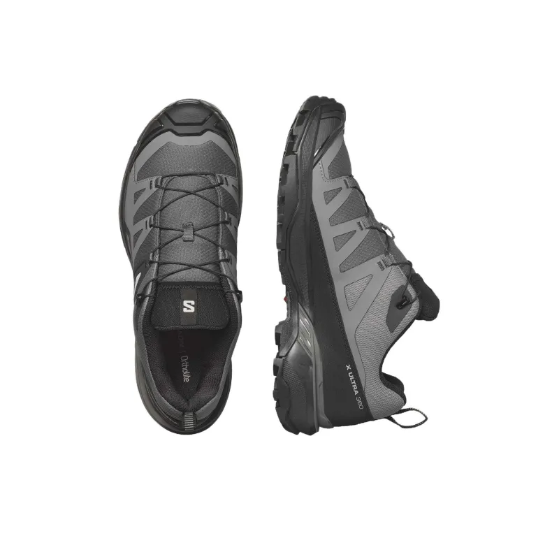 SALOMON X ULTRA 360 Slip Resistant Low Top Hiking Shoes Men's Gray Black-3