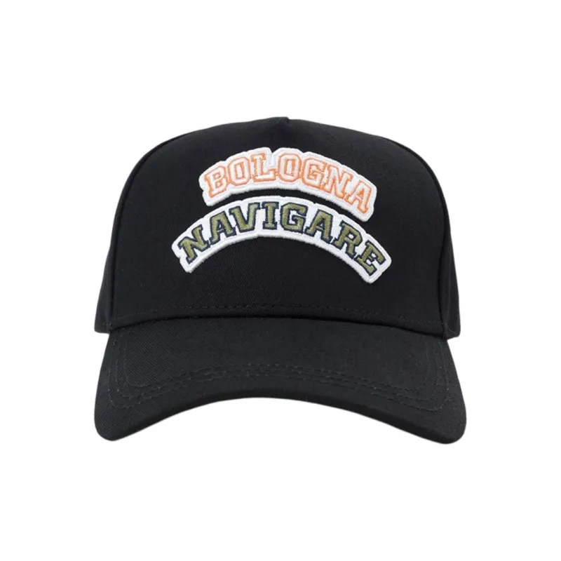 NAVIGARE Cotton Baseball Caps Unisex Cuban Sand/Night Black-3
