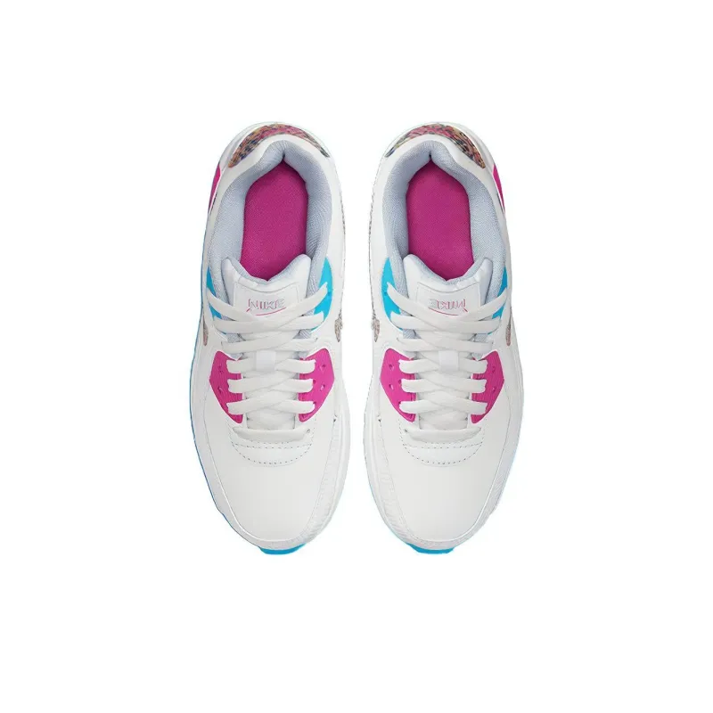 Nike Air Max 90 Leather SE GS 'Bright Colors!'-3