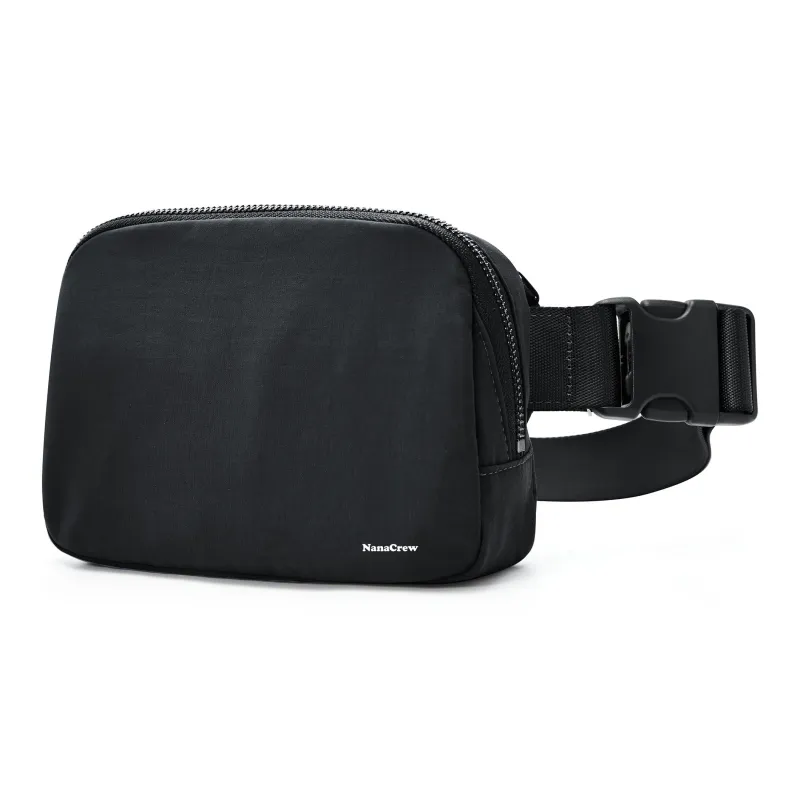NANACREW Fabric One Shoulder Crossbody Bag Regular Unisex Beige/Pink/Dark Gray/Black/Marine Blue-19