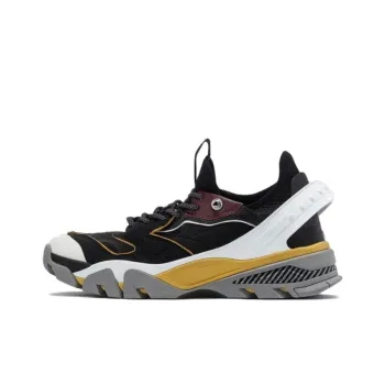 CALVIN KLEIN Wear-Resistant Casual Shoes Women's Black Yellow Red