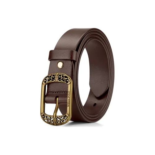 WilliamPOLO Leather Belts Women's