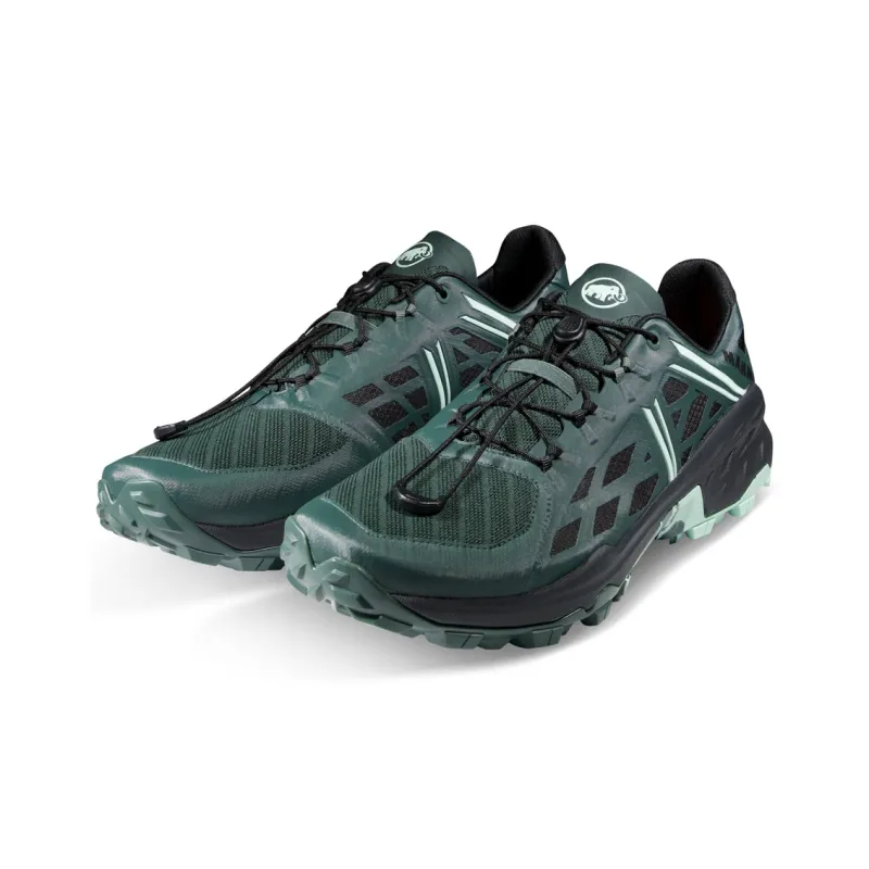MAMMUT Sertig Cushioned Slip Resistant Breathable Lightweight Rebound Low Top Trail Running Running Shoes Men's-2