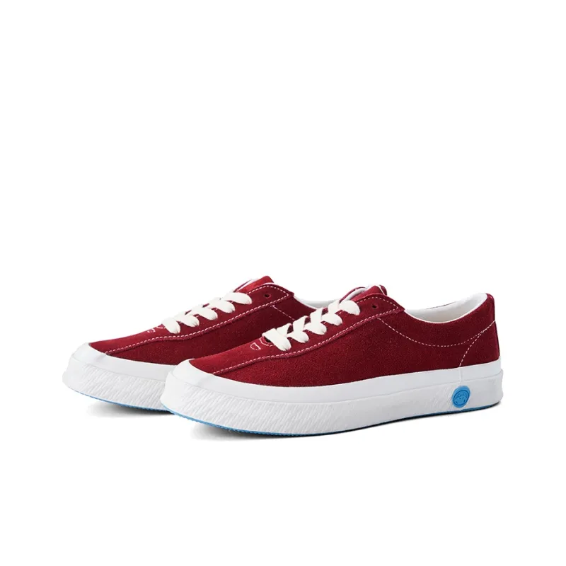 IT'S WEIRD There Are Strange Things Low Top Skateboard Shoes Unisex Burgundy-2