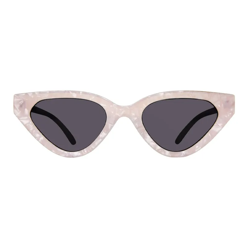 STEVE MADDEN Irregular Shape Sunglasses Unisex Beige-1