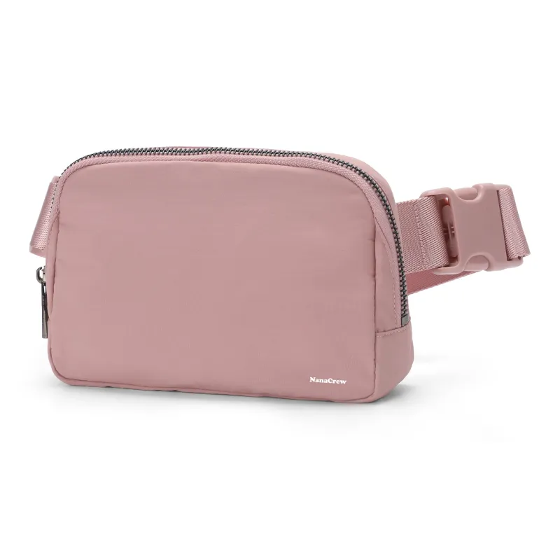 NANACREW Fabric One Shoulder Crossbody Bag Regular Unisex Beige/Pink/Dark Gray/Black/Marine Blue-7