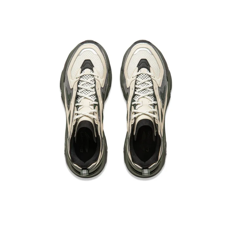 LiNing CF Tracing Collection Thousand Line Strategy SS Cushioning Rebound Low Top Casual Shoes Men's Black Gray-3
