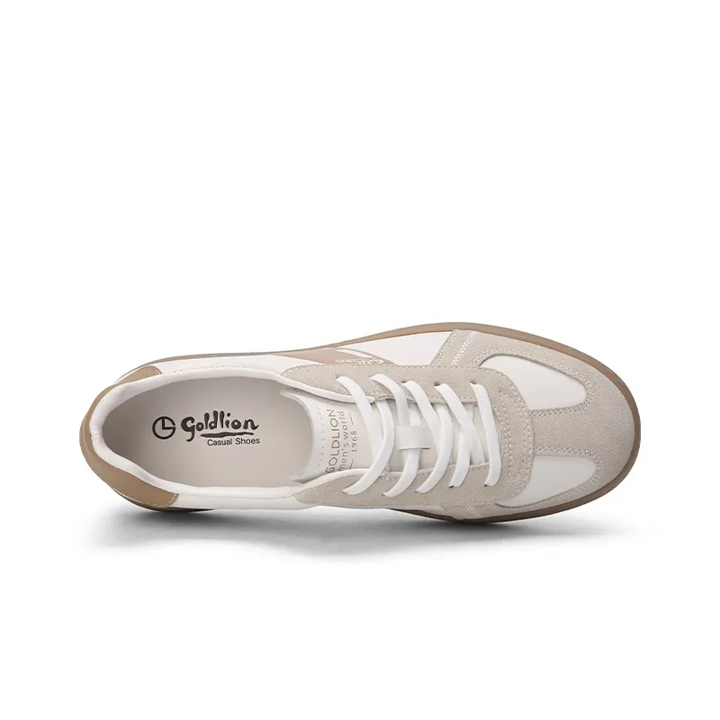 GOLDLION Skateboard Shoes Men's White-2