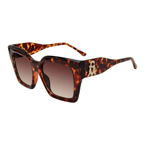 STEVE MADDEN Square Sunglasses Unisex Tortoiseshell