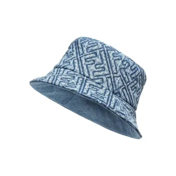 FENDI Ff Motif Denim Bucket Hat