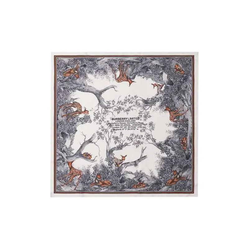 Burberry Montage Silk Scarf-0
