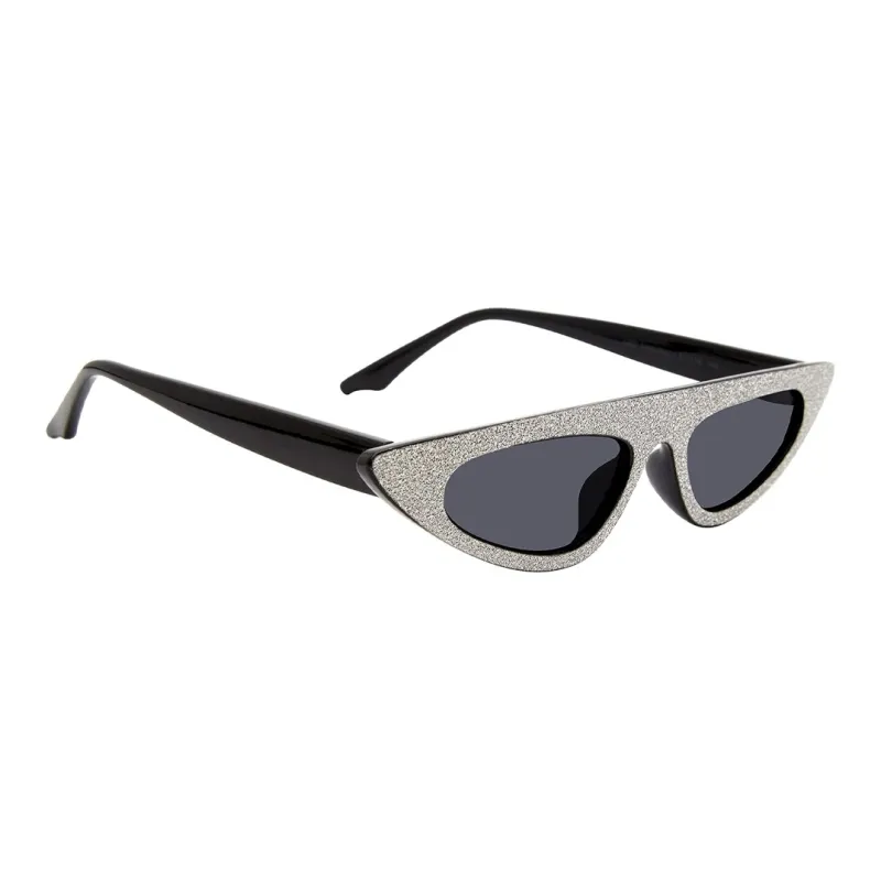 STEVE MADDEN - Irregular Shape Sunglasses Unisex Silver-2