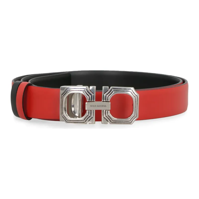 Ferragamo Gancini Adjustable Reversible Belt-0