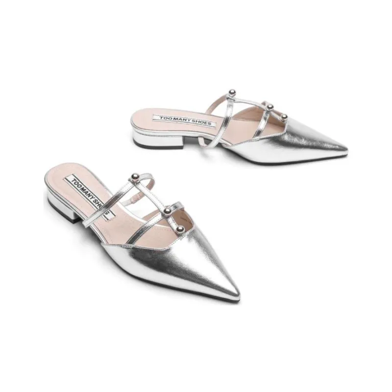 TOOMANYSHOES Wrap toe Slippers Women's-10