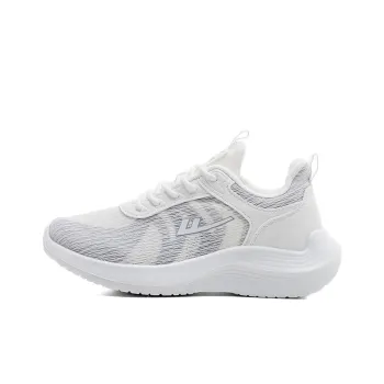 Warrior Wear Resistant Lightweight Height Increasing Low Top Running Shoes Women's White Gray