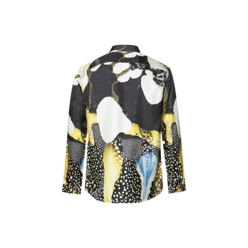 ANDREW MACKENZIE SS24 Shirt Men's Black Yellow-1