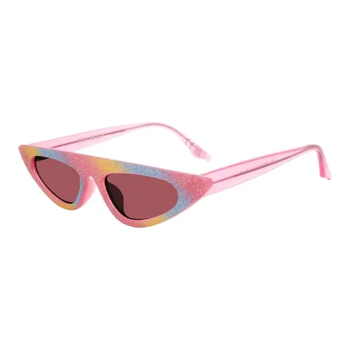 STEVE MADDEN Irregular Shape Sunglasses Unisex Pink