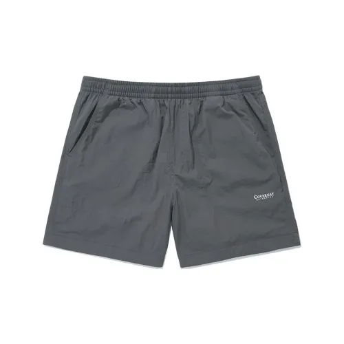 COVERNAT Casual Shorts Unisex Charcoal Gray