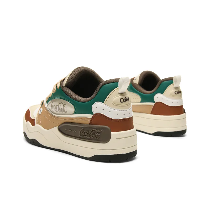 Coca Cola Anti Slip And Wear Resistant Height Increasing Low Top Skateboard Shoes Unisex-4