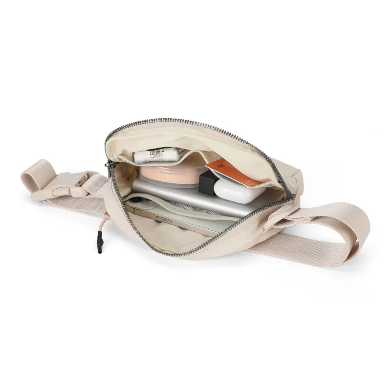 NANACREW Fabric One Shoulder Crossbody Bag Regular Unisex Beige/Pink/Dark Gray/Black/Marine Blue-4