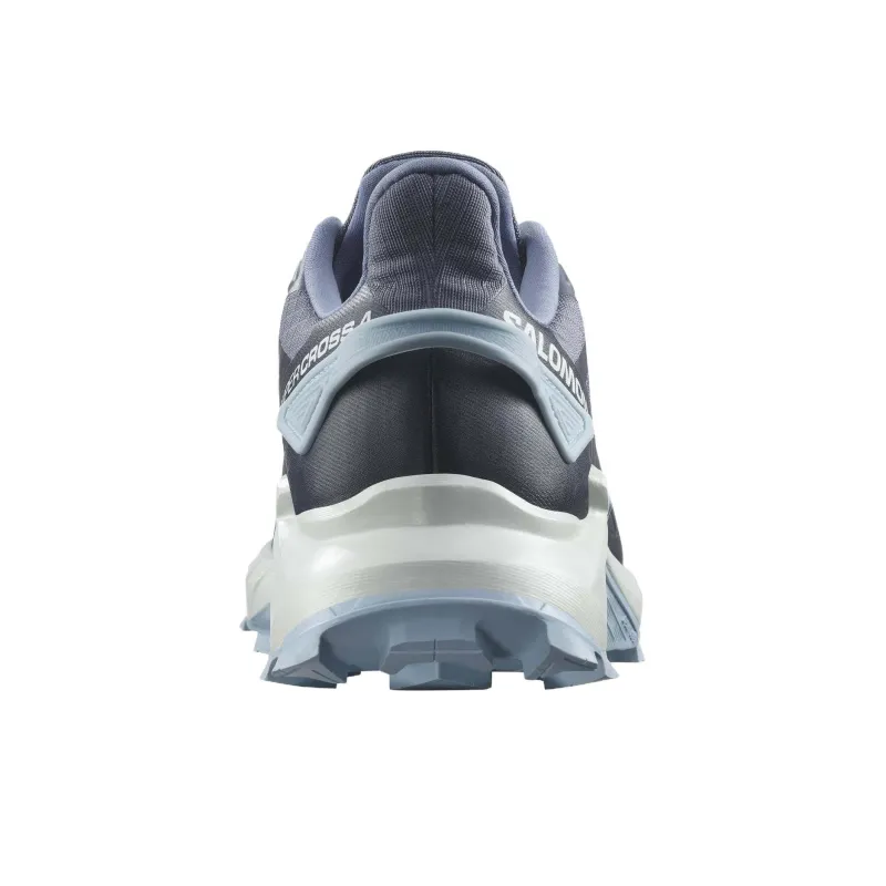 SALOMON Supercross 4 Shock Absorbers With Slip Resistant Features Low Top Running Shoes Women's Dark Blue-4