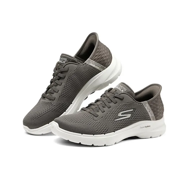 Skechers Hands Free Slip Ins Cushioning Low Top Casual Shoes Men's Brown-3