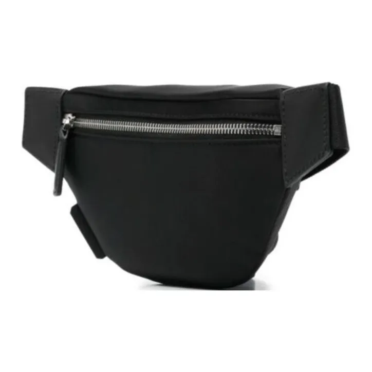 KARL LAGERFELD Polyamide With Leather Fanny Pack Medium Size Men's Black-1