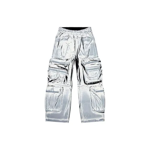 DIESEL Cargo Pants Men Blue/White