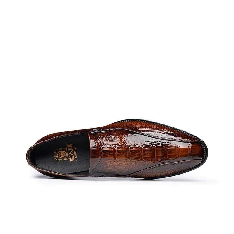 LAORENTOU Dress Shoes Men Low Top Black/Brown/Blue-13