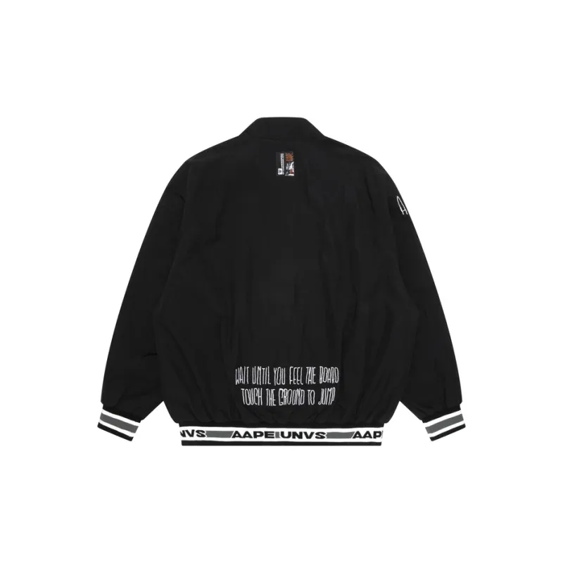 Aape Logo appliqué Bomber Jacket-4