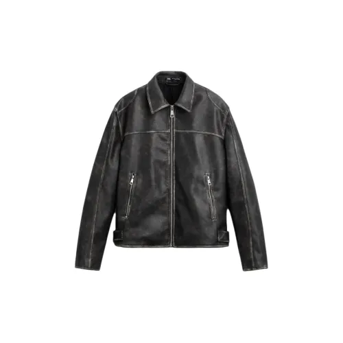 ZARA Jackets Men Black