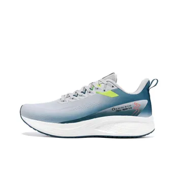 361° Cushioning, Wear Resistant Low Top Running Shoes Men's Gray Blue