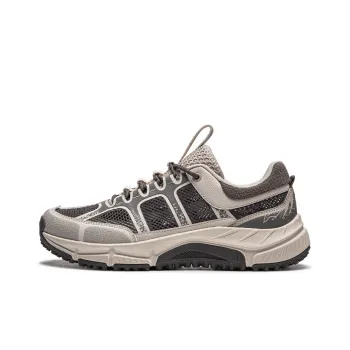 LiNing CF Tracing Collection, Yijie Lite RT Cushioning, Wear Resistant Low Top Hiking Shoes Men's Gray