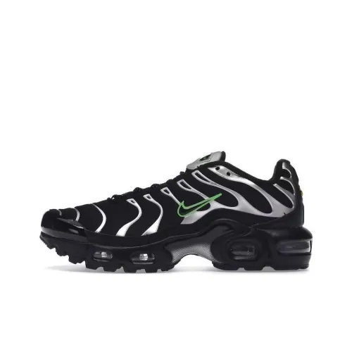 Nike Air Max Plus GS 'Black Silver Green Strike'