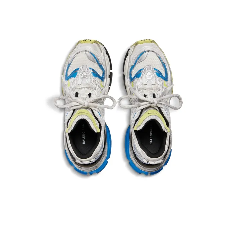 Balenciaga Runner 2.0 White Yellow Blue-3