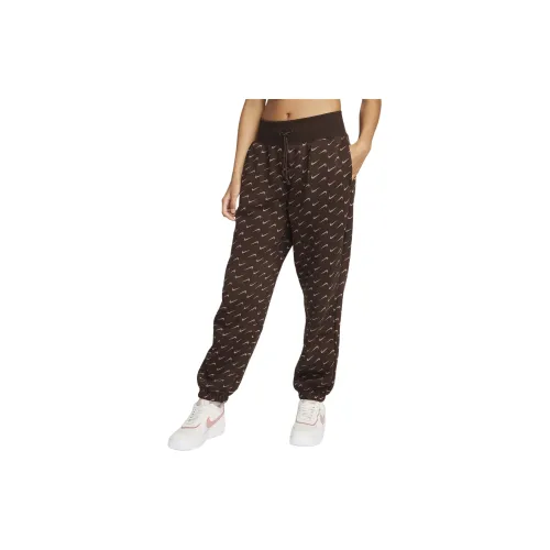 Nike Sportswear Phoenix Fleece Knitted Sweatpants Women's Brown