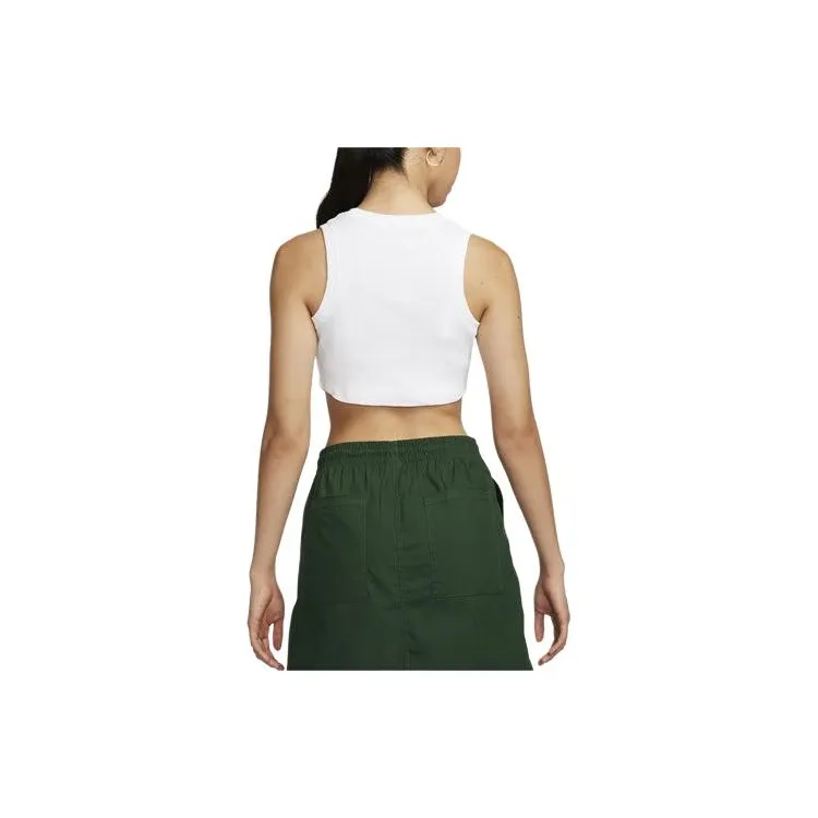 Nike Sportswear Essentials Series Tank Tops Women's White-1