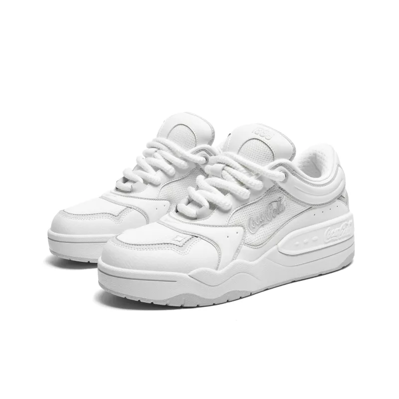 Coca-Cola Anti-Slip Wear-Resistant Lightweight Breathable Height Increasing Low-Top Skateboard Shoes Unisex-8