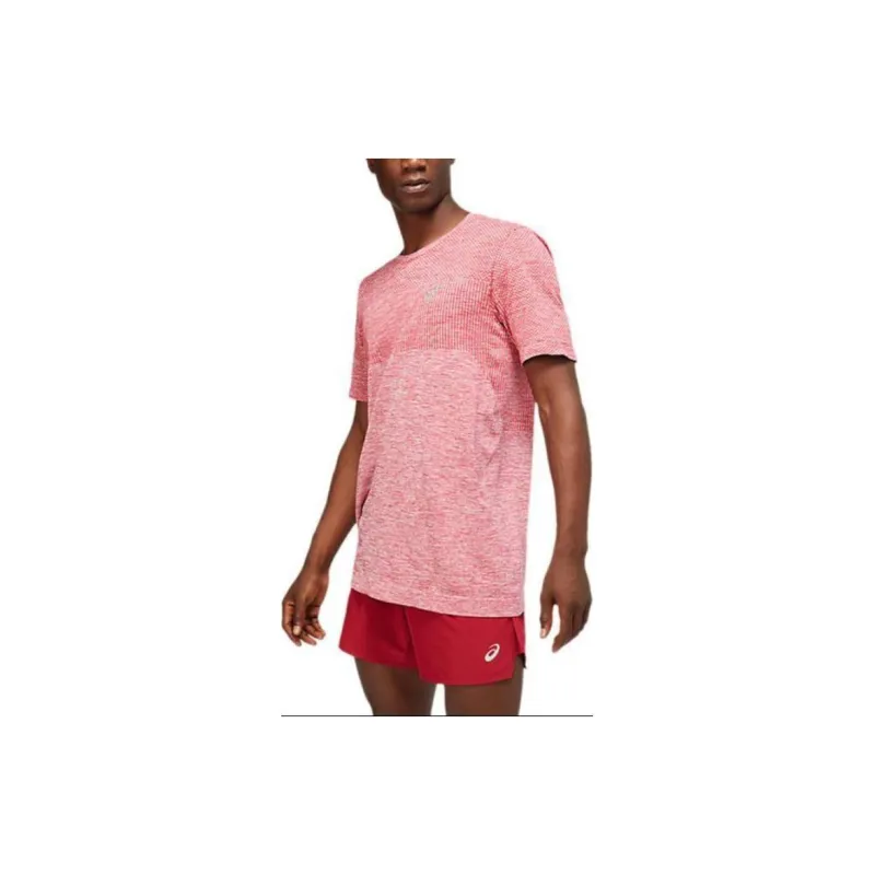Asics Race Seamless Short Sleeve T-Shirt Men's Burgundy-2