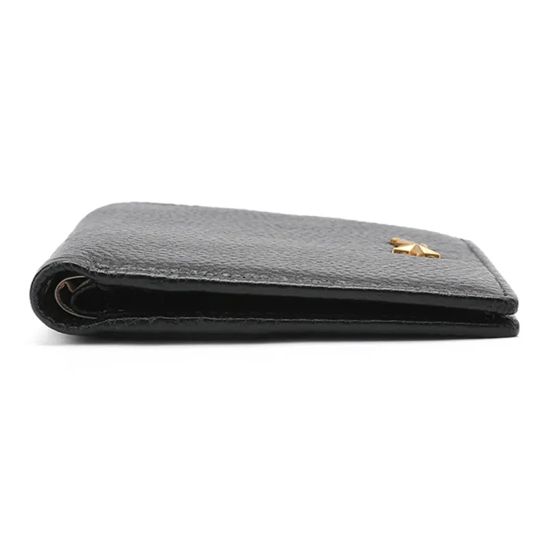 MEXICAN Cow Leather Wallet Regular Women's Black/Ecru-1