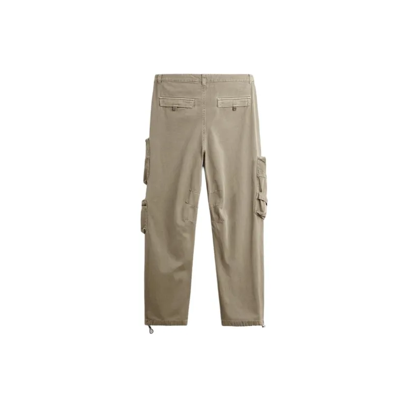 ZARA Cargo Pants Men Beige-1