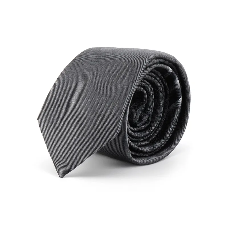 DIOR Silk Ties Men's Gray White-1
