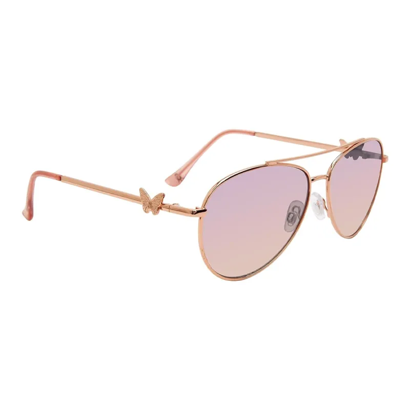 STEVE MADDEN - Aviator Sunglasses Unisex Rose Gold-2